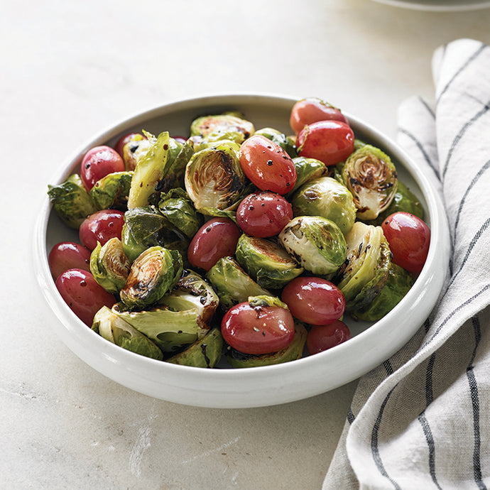 Roasted Brussels Sprouts with Honey Glaze