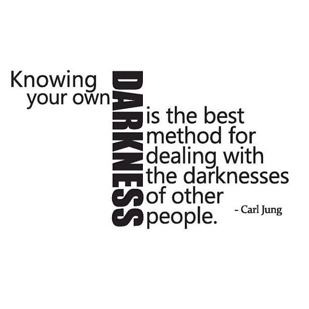 Knowing Your Own Darkness ...
